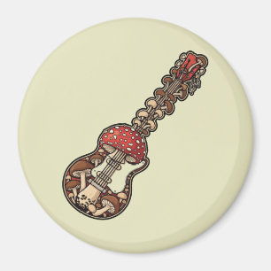 Mushroom Guitar Magnet