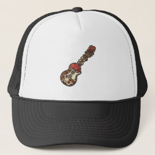 Mushroom Guitar Trucker Hat