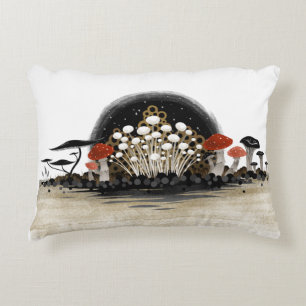 Mushroom Harvest Line Pillow
