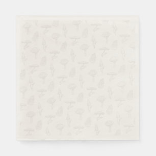 Mushroom Harvest Napkin - Muted