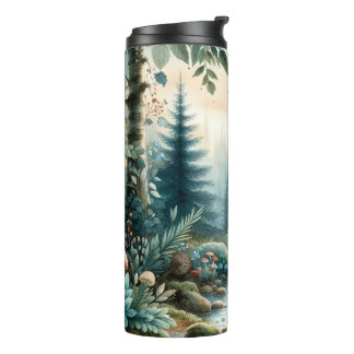 Mushroom Hollow Nature Forest Creek Thermal Tumbler