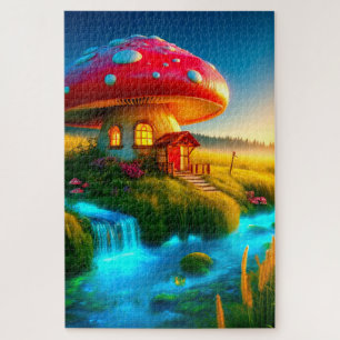 Mushroom House Jigsaw Puzzle