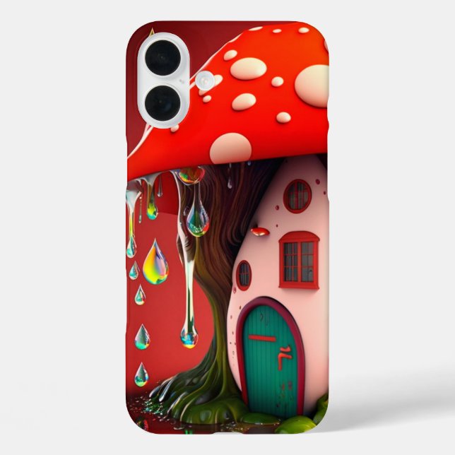 Mushroom House Phone Case (Back)
