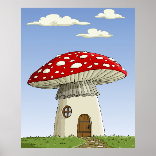 Mushroom House Poster (Front)