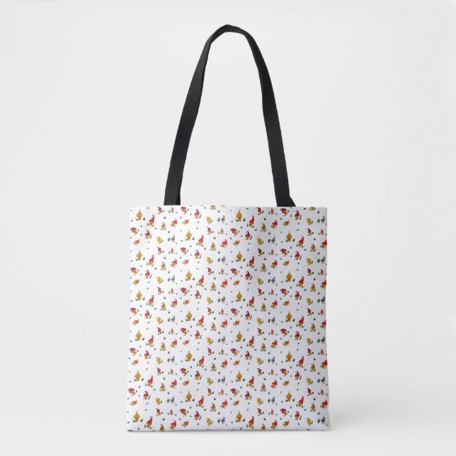 Mushroom Houses Tote Bag (Front)