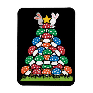 Mushroom Hunter Easter Mushroom Tree Magnet