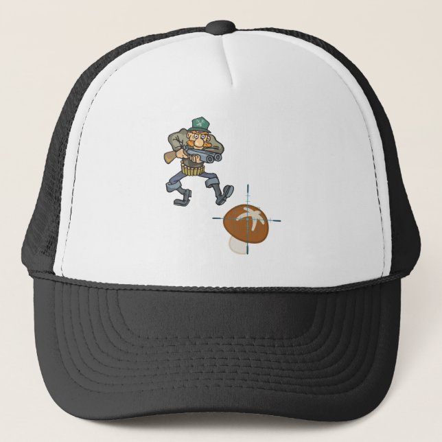 Mushroom Hunter Is Comming Trucker Hat (Front)