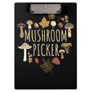 Mushroom Hunter Mushrooms Picker Clipboard