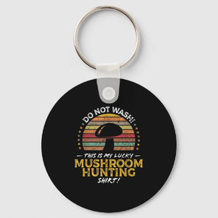 Mushroom Hunting Funny Foraging Morel Quote Graphi Key Ring