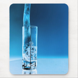 Mushroom in a shot glass mouse mat