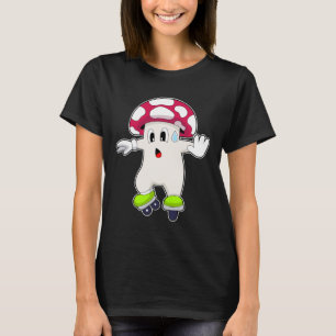 Mushroom Inline skating Roller skates T-Shirt