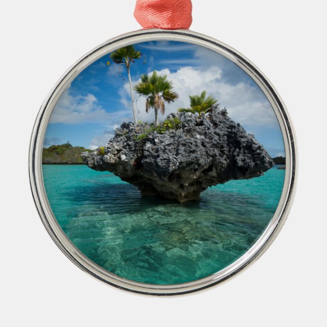 Mushroom Islets In Fiji Metal Tree Decoration (Front)