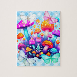 mushroom jigsaw puzzle