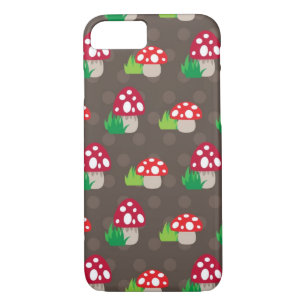 mushroom kids pattern iPhone 8/7 case