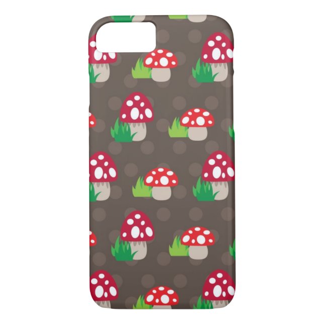 mushroom kids pattern Case-Mate iPhone case (Back)