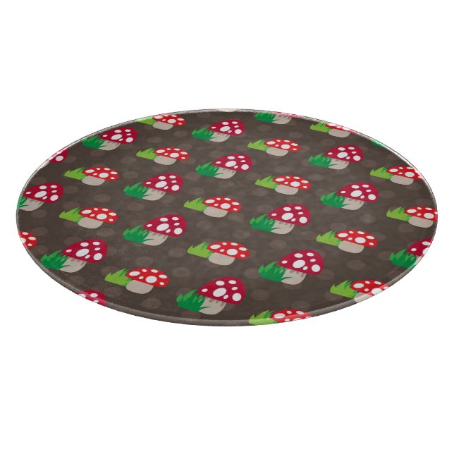 mushroom kids pattern cutting board (Corner)