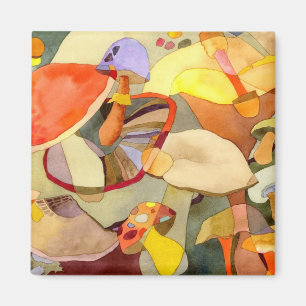 Mushroom Land Magnet