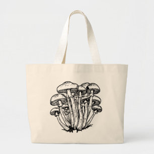 Mushroom  Large Tote Bag