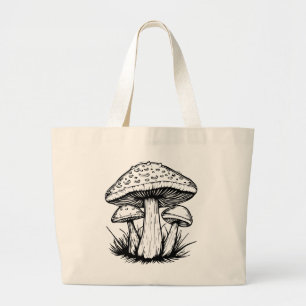  Mushroom  Large Tote Bag