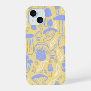 Mushroom Lavender Cream iPhone 15 Case