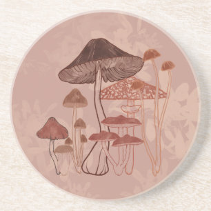 Mushroom Love Coaster