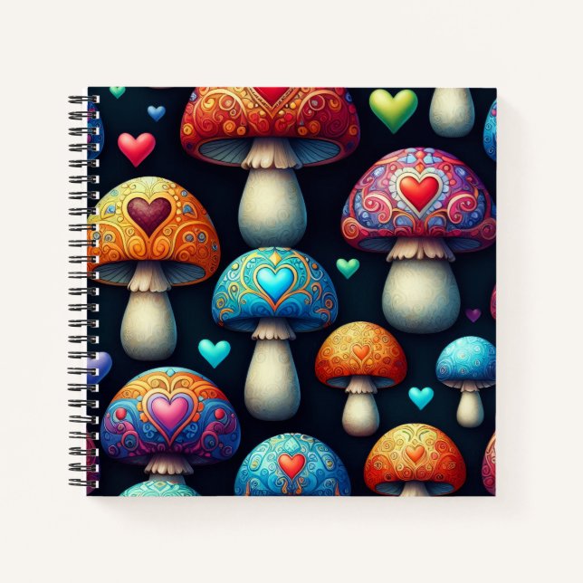 Mushroom Love Notebook (Front)