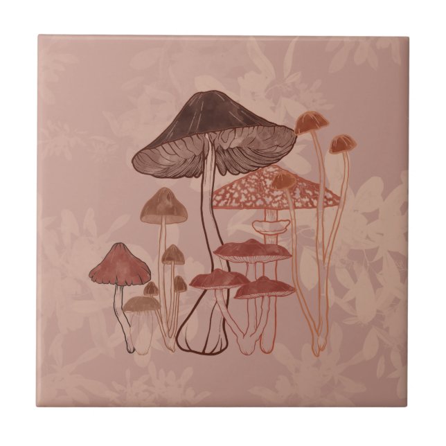 Mushroom Love Tile (Front)
