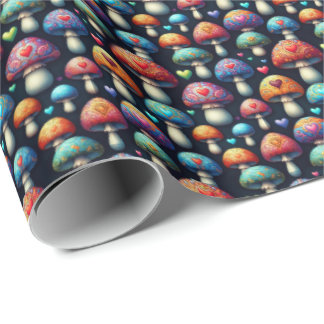 Mushroom Love Wrapping Paper