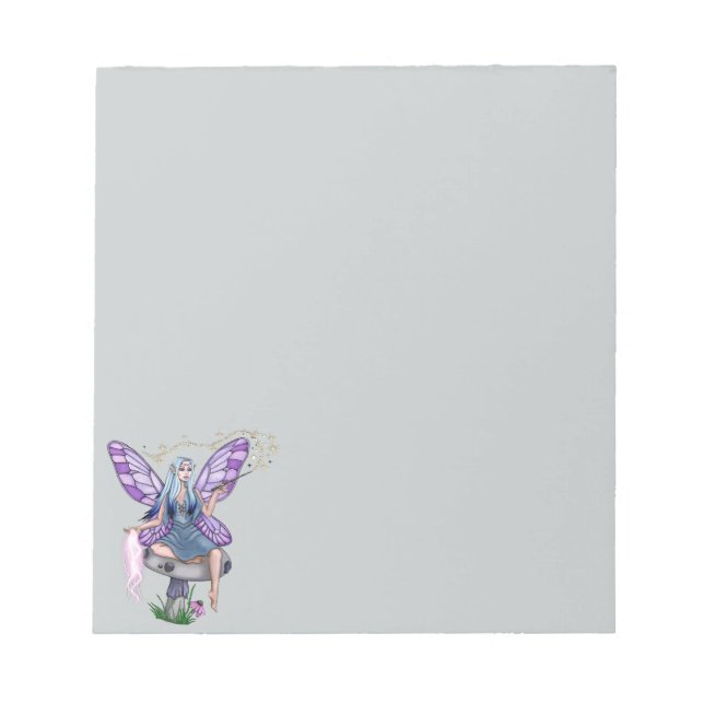 Mushroom Magic Fairy Notepad (Front)