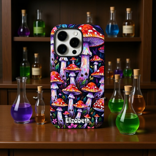 Mushroom Medley Pattern Case-Mate iPhone Case (Creator Uploaded)