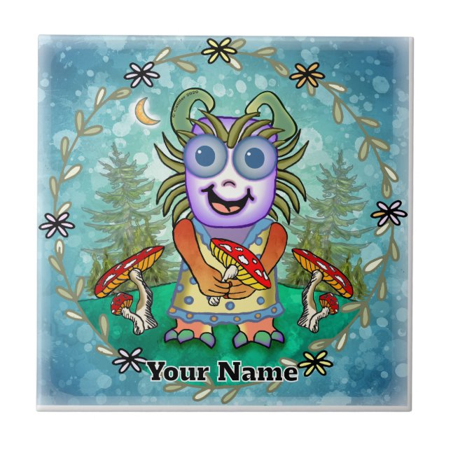 Mushroom Monster Tile (Front)