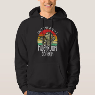 Mushroom Morel Hunting Fungi Mushroom Foraging Goo Hoodie