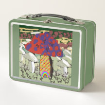 Mushroom mountain lunch box
