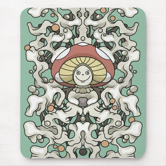 Mushroom Mouse Mat (Front)