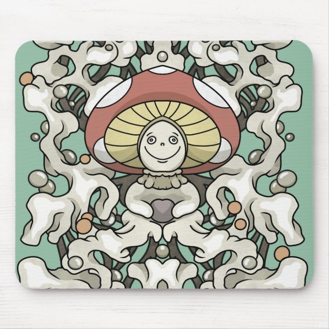 Mushroom Mouse Mat (Front)