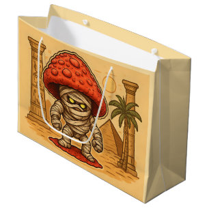 Mushroom Mummy of the Dune Tombs Large Gift Bag