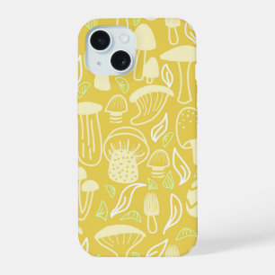 Mushroom Mustard iPhone 15 Case