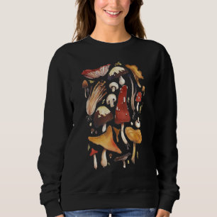 Mushroom  Mycology Fungi Foraging Mushroom Whisper Sweatshirt