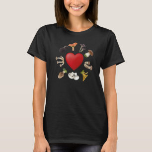 Mushroom Mycology Fungi Love Foraging Mushroom T-Shirt