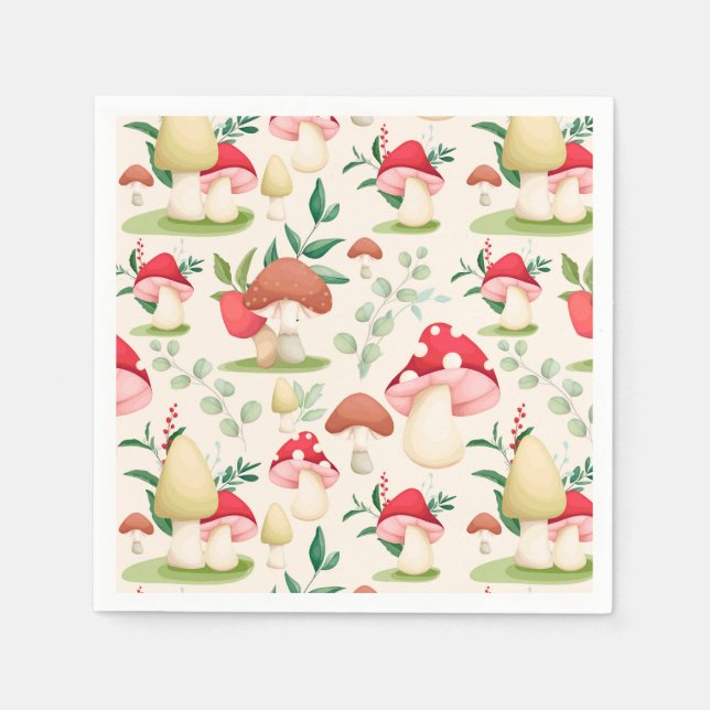 Mushroom Napkin (Front)