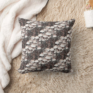 Mushroom Nature Art Cushion