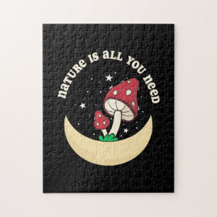 Mushroom Nature Is All You Need Jigsaw Puzzle