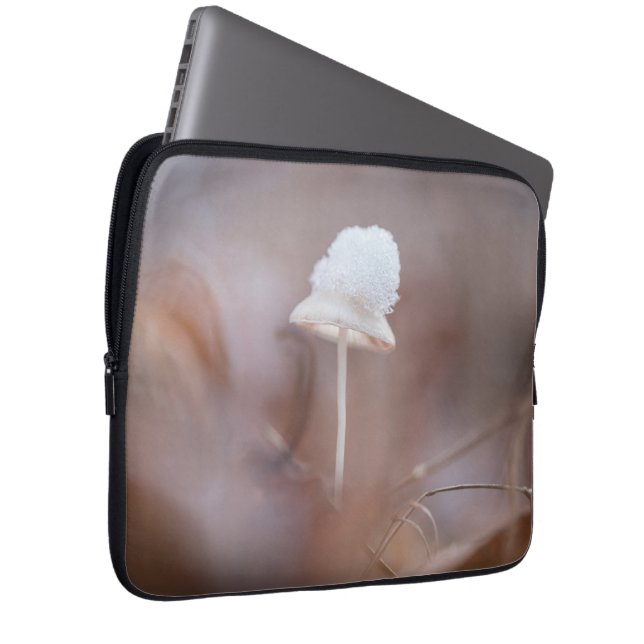 Mushroom Nature Photo Laptop Sleeve (Front Right)
