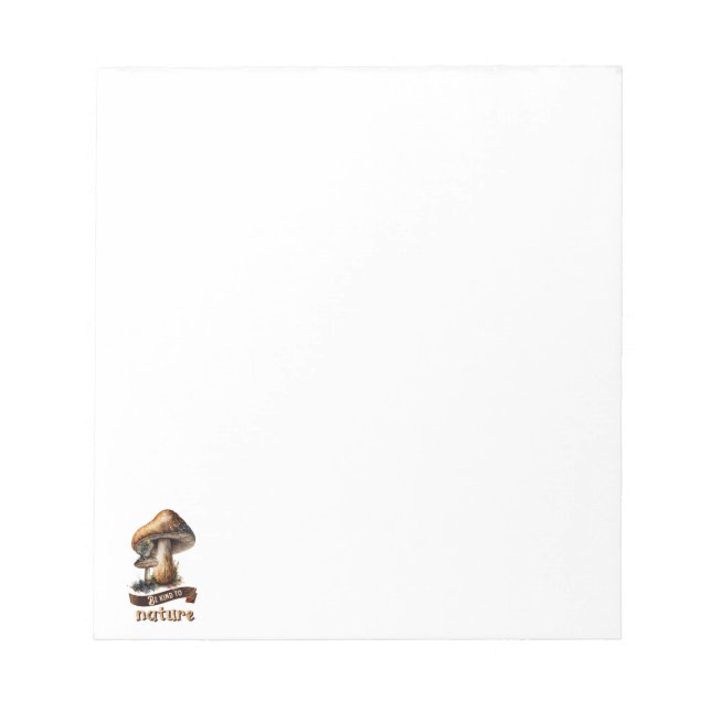 Mushroom Notepad (Front)