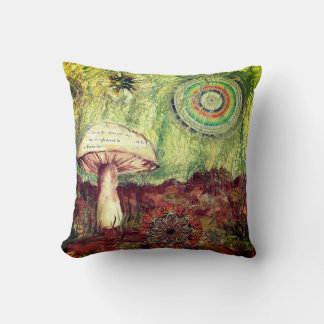 Mushroom Patchwork Artwork Cushion