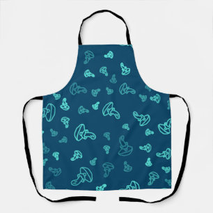 Mushroom pattern apron