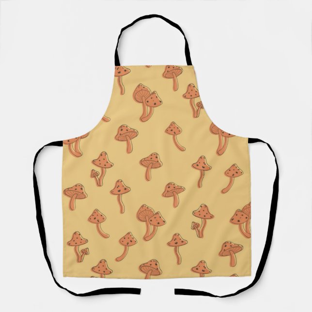 Mushroom pattern apron (Front)