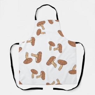 Mushroom pattern apron