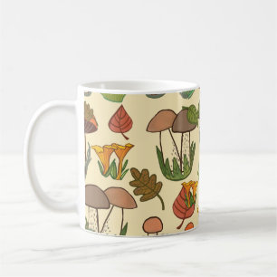 Mushroom pattern. coffee mug
