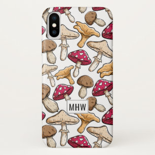 Mushroom Pattern custom monogram phone cases